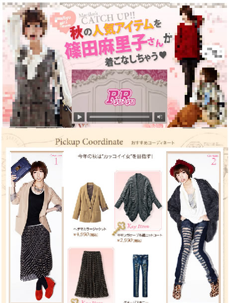 着こなしの一例