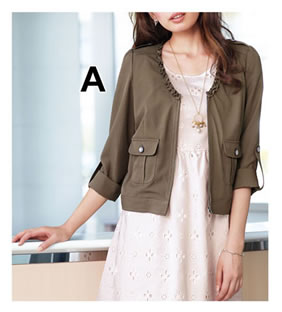 ミリタリーブルゾンの画像