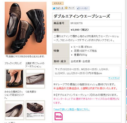 ウェーブシューズの画像