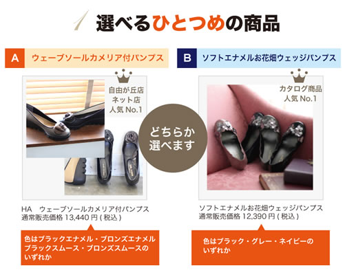 選べるシューズの画像