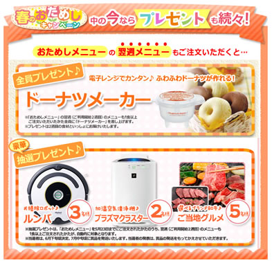 プレゼントの内容