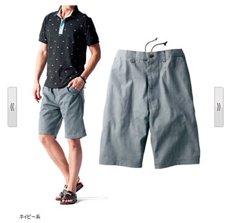 ヒッコリーハーフパンツの写真