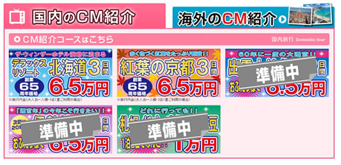 国内の記念プラン