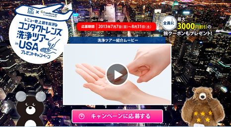 キャンペーンページのスクリーンショット