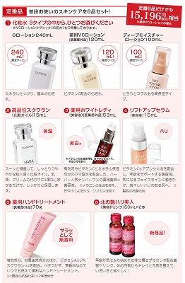 定番の6品の画像