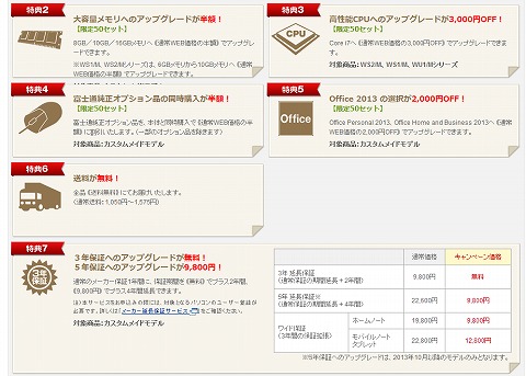 特典の内容紹介