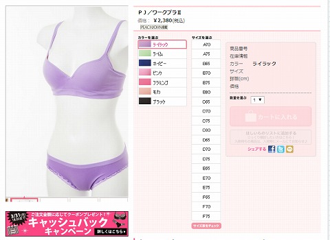 ワークブラ2の商品画像