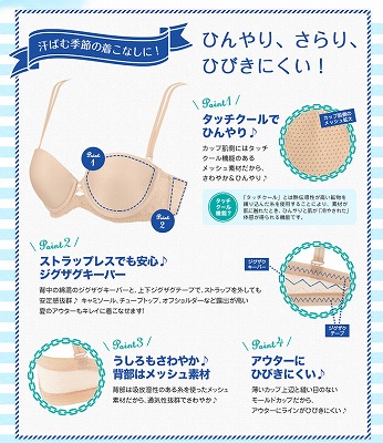 Tシャツブラの特徴