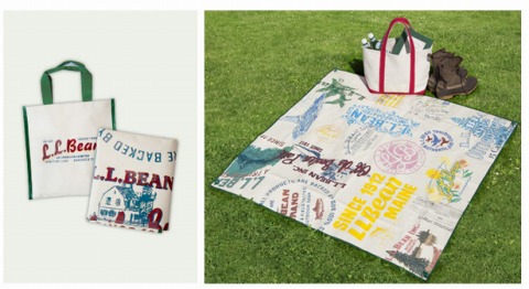 プレゼントのレジャーシートの写真