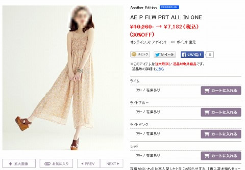 AE P FLW PRT ALL IN ONEの商品写真