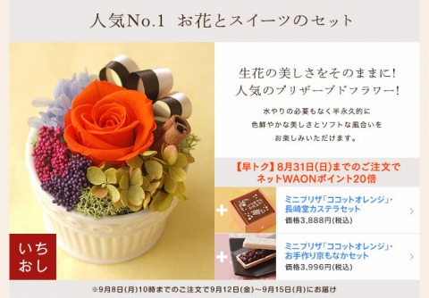 敬老の日の1番人気商品