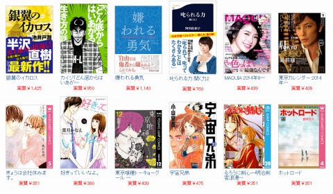 ポンパレeブックストアのおススメ本