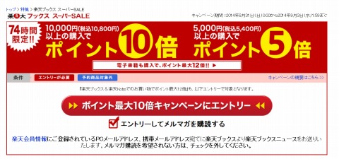 ポイント10倍のルール説明