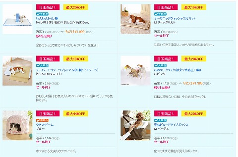 目玉商品の画像