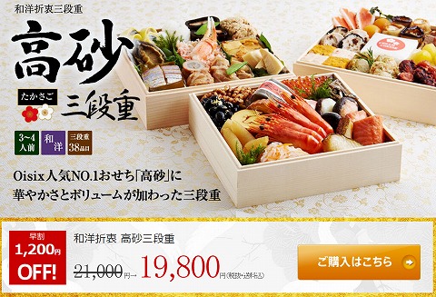 販売されているおせちの紹介