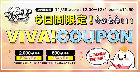 クーポンの内容紹介