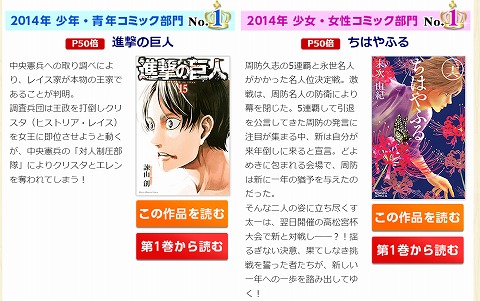 ひかりTVブック　最大50%ポイントバックのクーポン