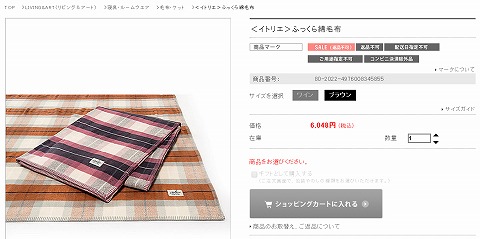 ふっくら綿毛布の写真