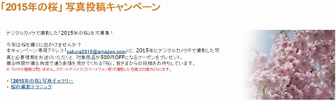 キャンペーンの告知