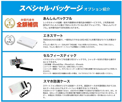 スペシャルパッケージの内容