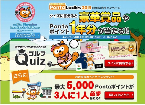 ポンタのキャンペーン紹介