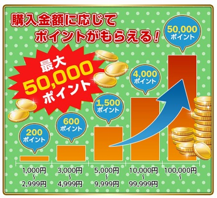 合計額とポイントの段階