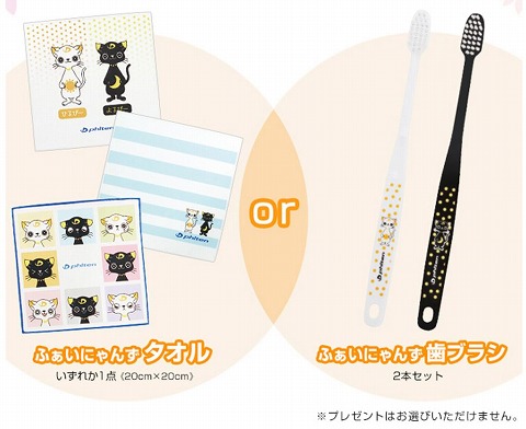 ふぁいにゃんずのプレゼントの内容