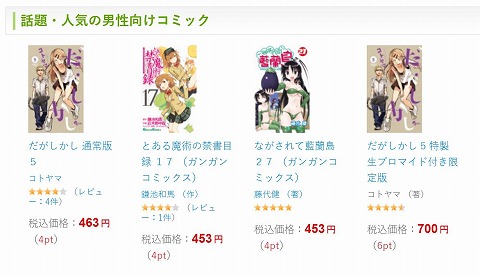 話題のコミックの紹介