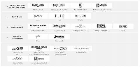 イトキンの取扱いブランド