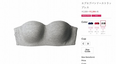 エブエブバンドーストラップレスの写真