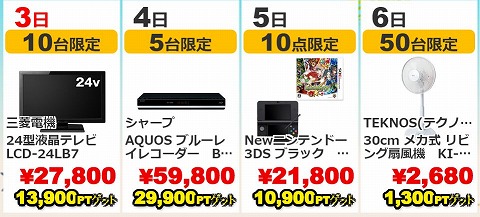 特価品の紹介