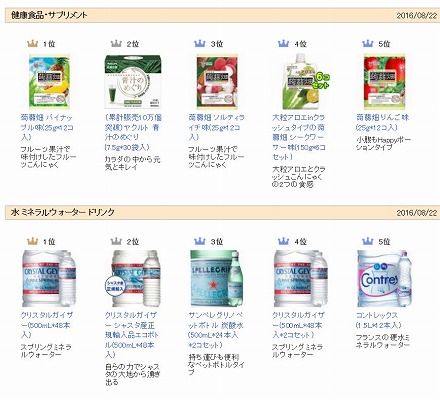 爽快ドラッグの売れ筋商品