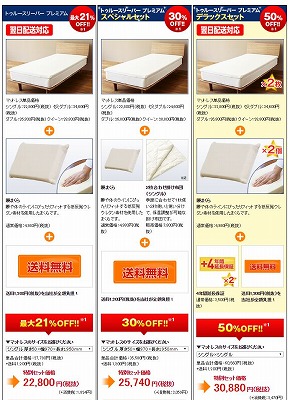 セット内容と価格