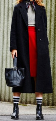 WOOL BLEND SINGLEコートの写真