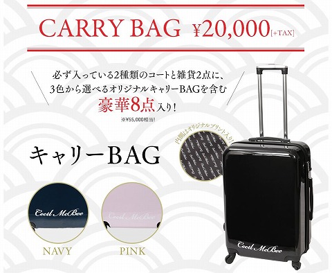 CECIL McBEEのキャリーBAG