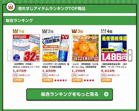 ランキング商品